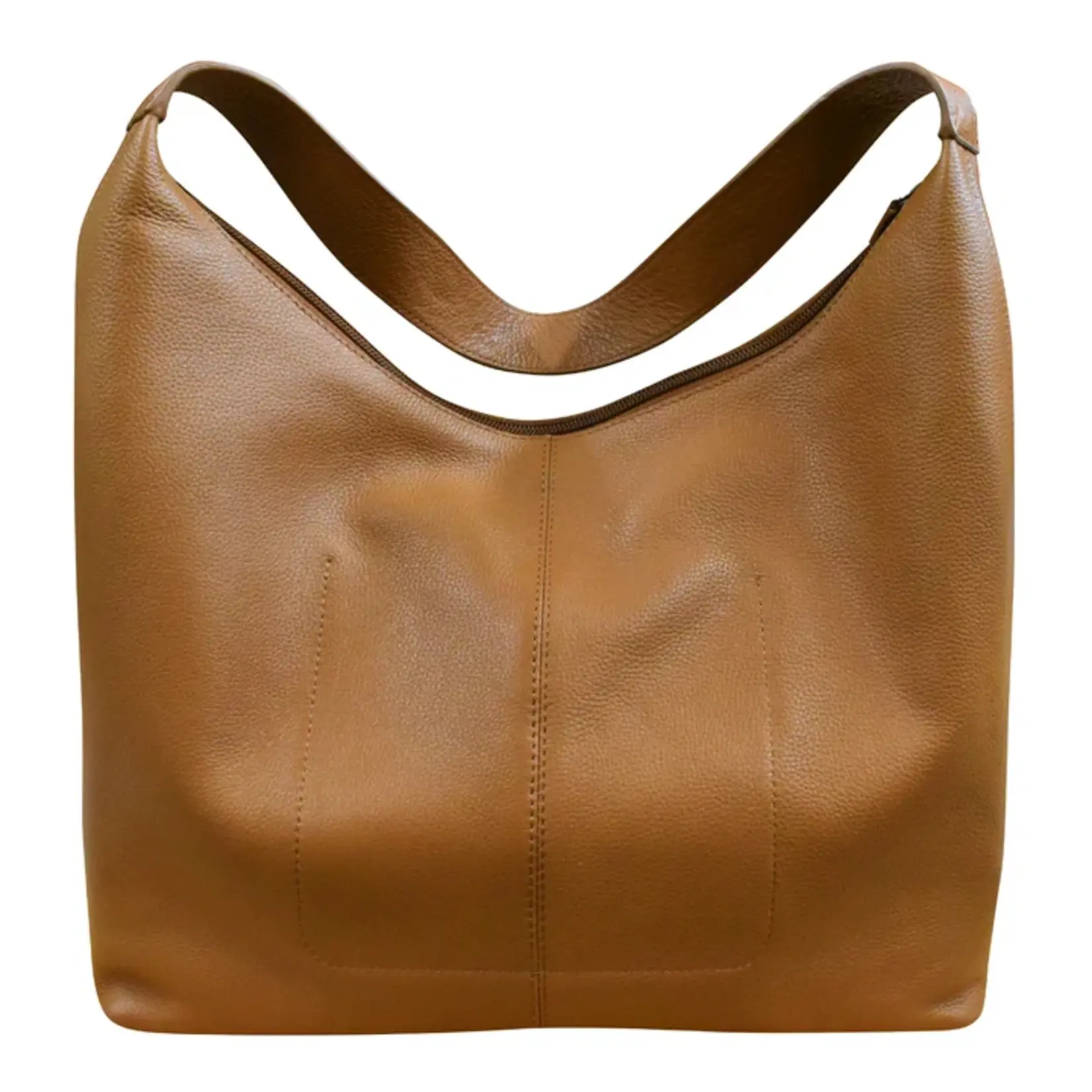 Leather Handbags and Accessories 6726 Antique Saddle - Unlined Slouchy Hobo