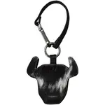 Leather Handbags and Accessories 6612HC - Black Haircalf - Buffalo Head Hat Holder