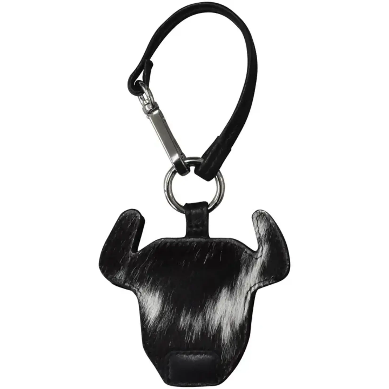 Leather Handbags and Accessories 6612HC - Black Haircalf - Buffalo Head Hat Holder