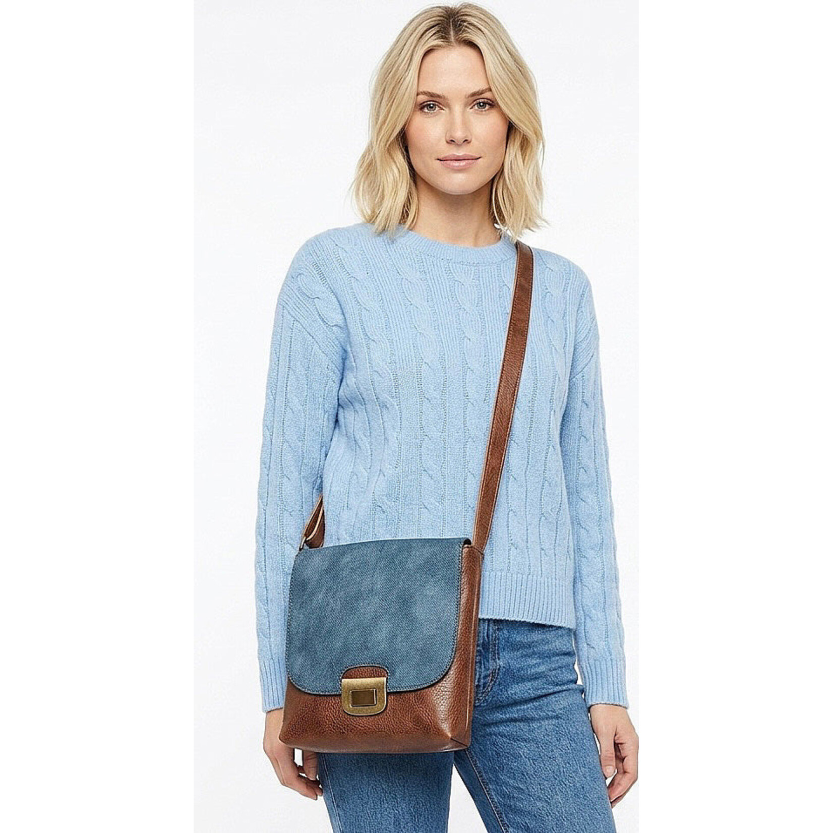 Liz Soto 3261 Indigo - Amy Crossbody