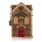 Mary Frances Accessories CPGP S002-712 Candy Cottage - Crossbody Phone Bag - Gingerbread