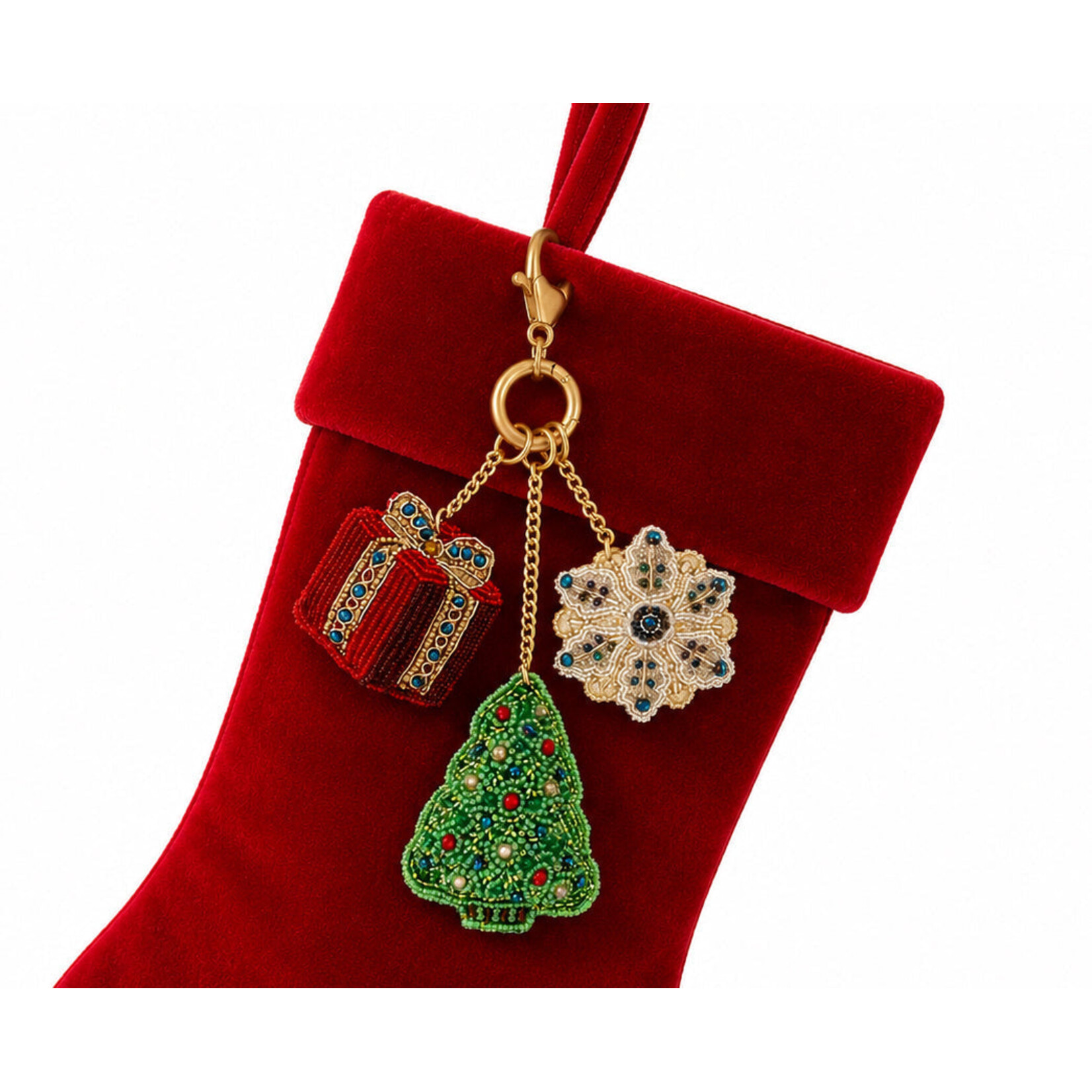 Mary Frances Accessories CH S002-710 Winter Spirit Charm
