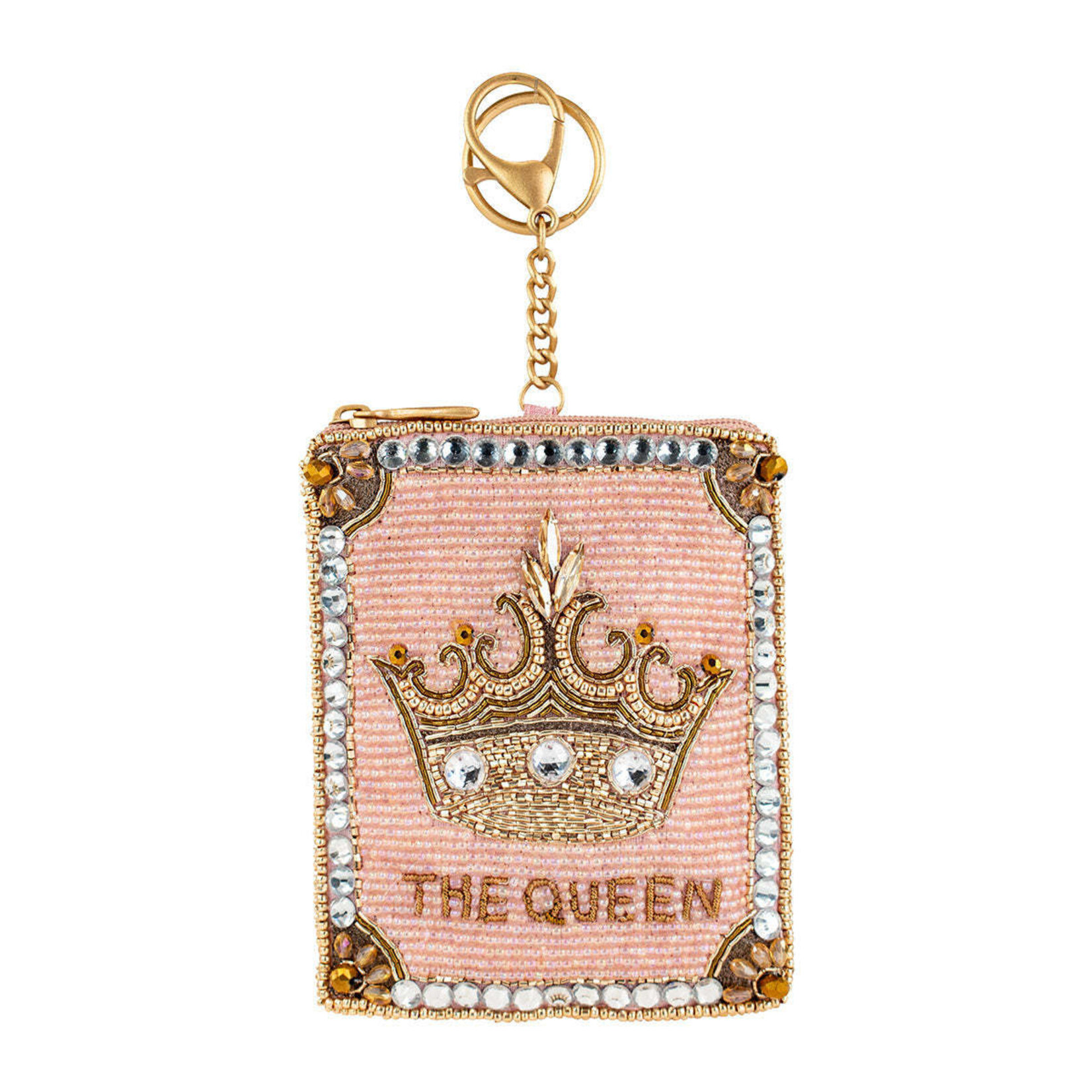 Mary Frances Accessories CP S002-435 Crowned Jewel Coin Purse - The Queen