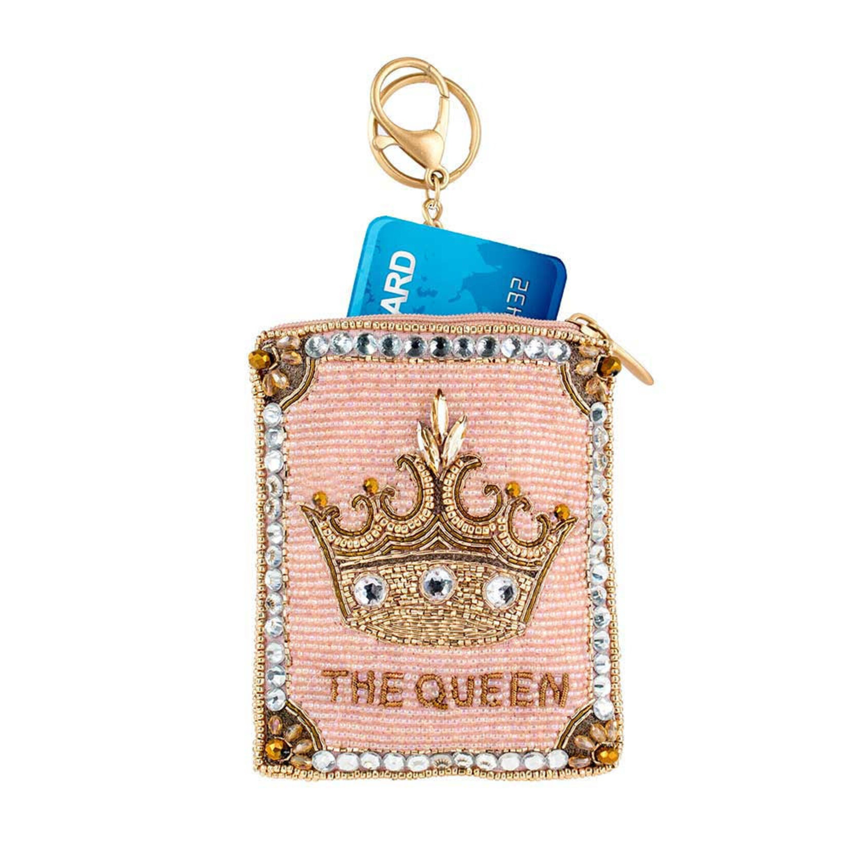 Mary Frances Accessories CP S002-435 Crowned Jewel Coin Purse - The Queen
