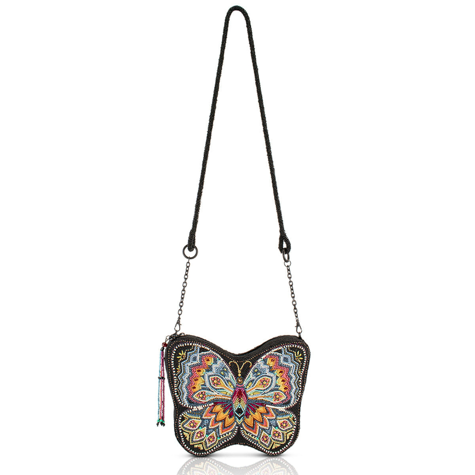 Mary Frances Accessories BAG S002-706 Indie Butterfly Handbag