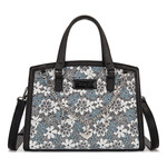 Wrangler WG-HB-455-8130BK - Black - Wrangler Western Chic Lace with Chain Charm Satchel/Crossbody Bag