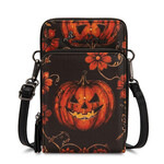 Montana West Inc MW-HB-1404-183-RD Montana West Halloween Pumpkin Phone Wallet - Red