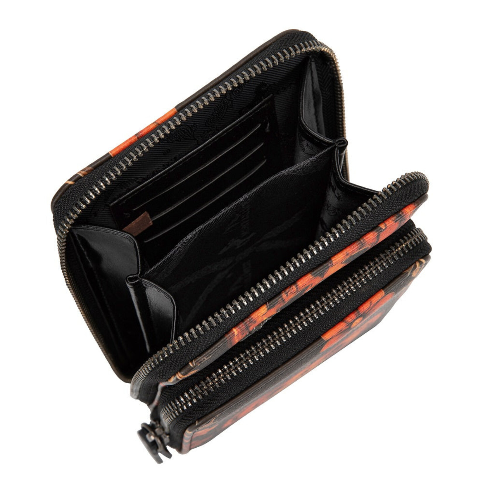 Montana West Inc MW-HB-1404-183-RD Montana West Halloween Pumpkin Phone Wallet - Red