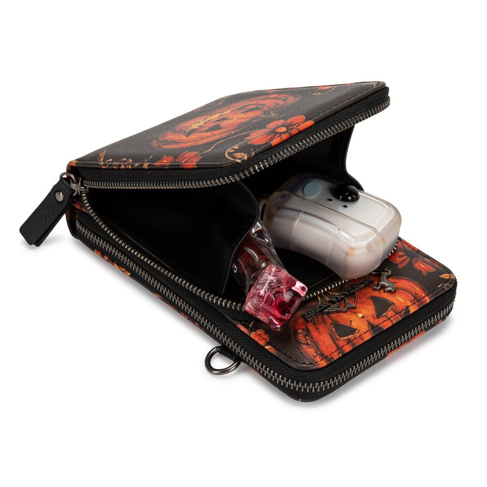 Montana West Inc MW-HB-1404-183-RD Montana West Halloween Pumpkin Phone Wallet - Red