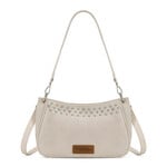 Wrangler WG-HB-585-2003-BG - Beige - Wrangler Studded Western Shoulder Crossbody Bag
