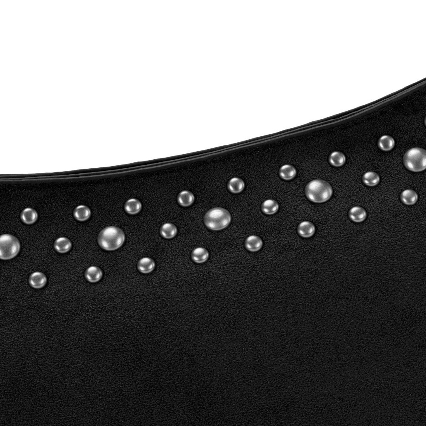 Wrangler WG-HB-585-2003-BK - Black - Wrangler Studded Western Shoulder Crossbody Bag