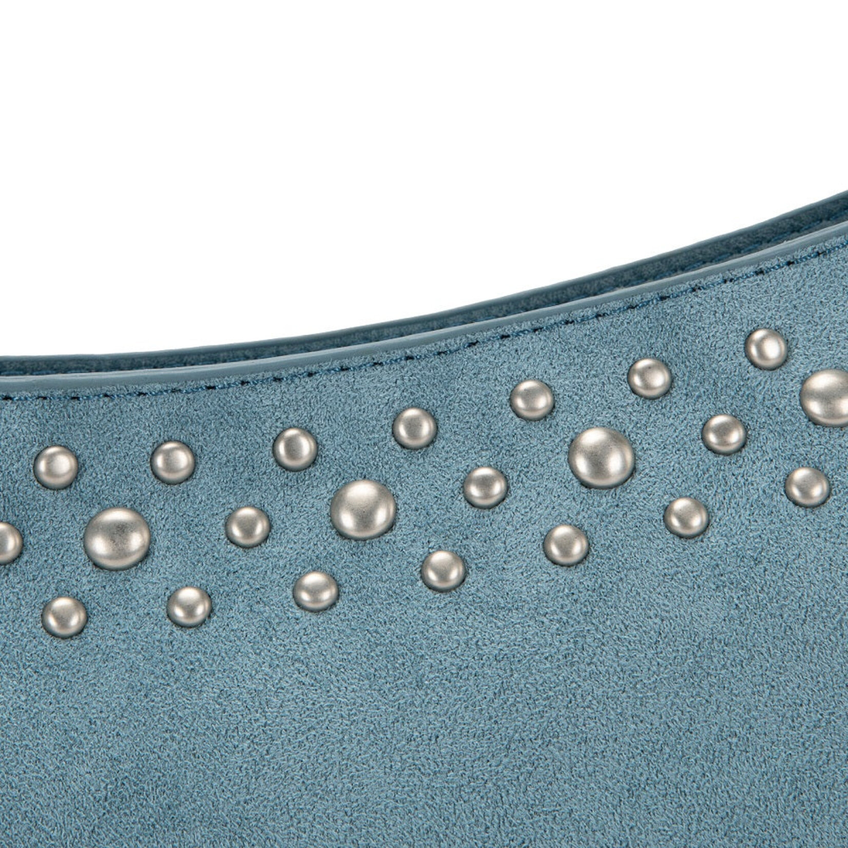Wrangler WG-HB-585-2003-JN - Jean - Wrangler Studded Western Shoulder Crossbody Bag