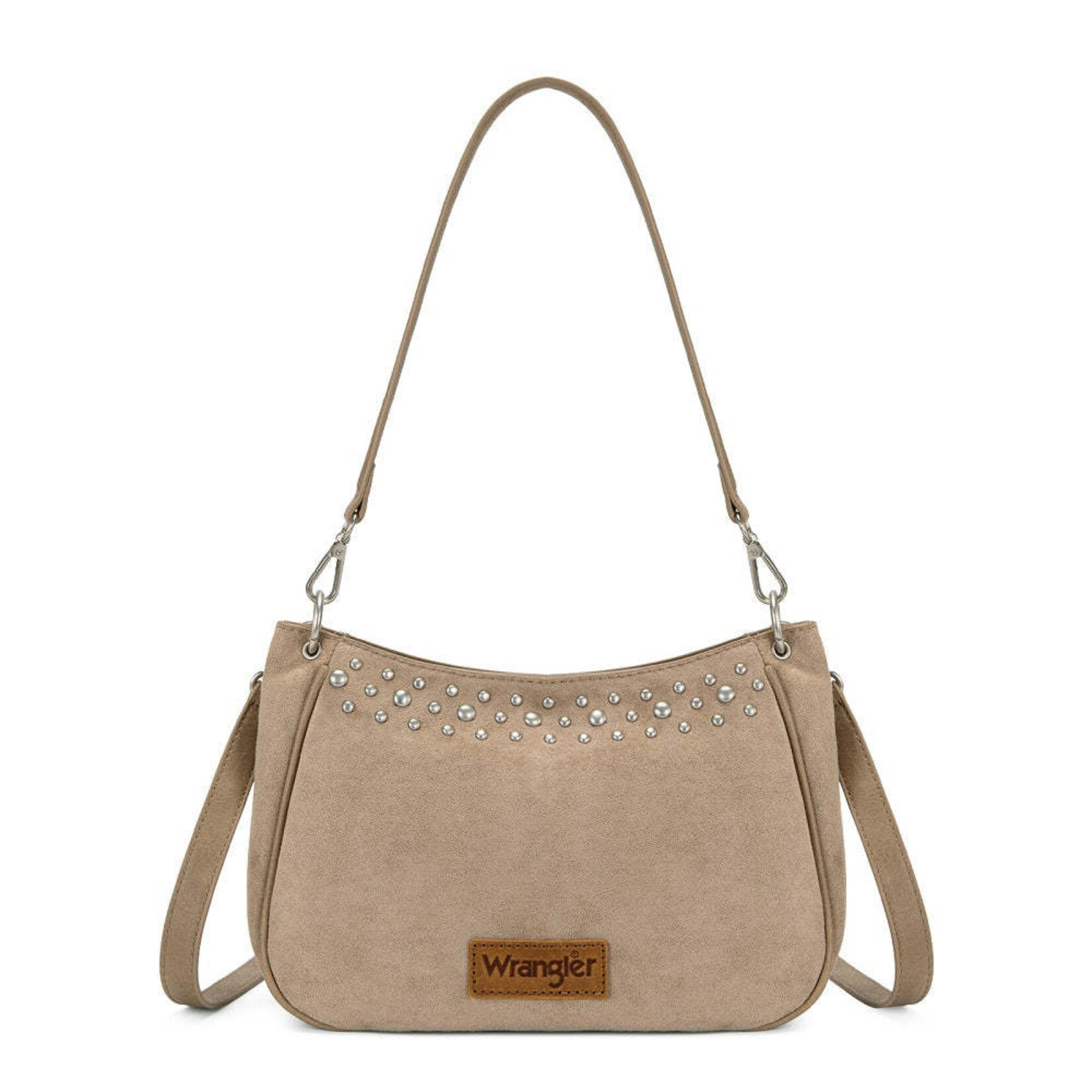 Wrangler WG-HB-585-2003-KH - Khaki - Wrangler Studded Western Shoulder Crossbody Bag