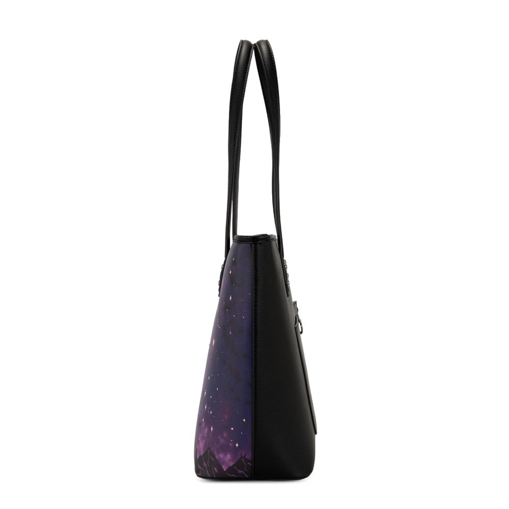 Montana West Inc MW-HB-1404-2002-PP - Purple - Montana West Halloween Witch Moon Tote Bag