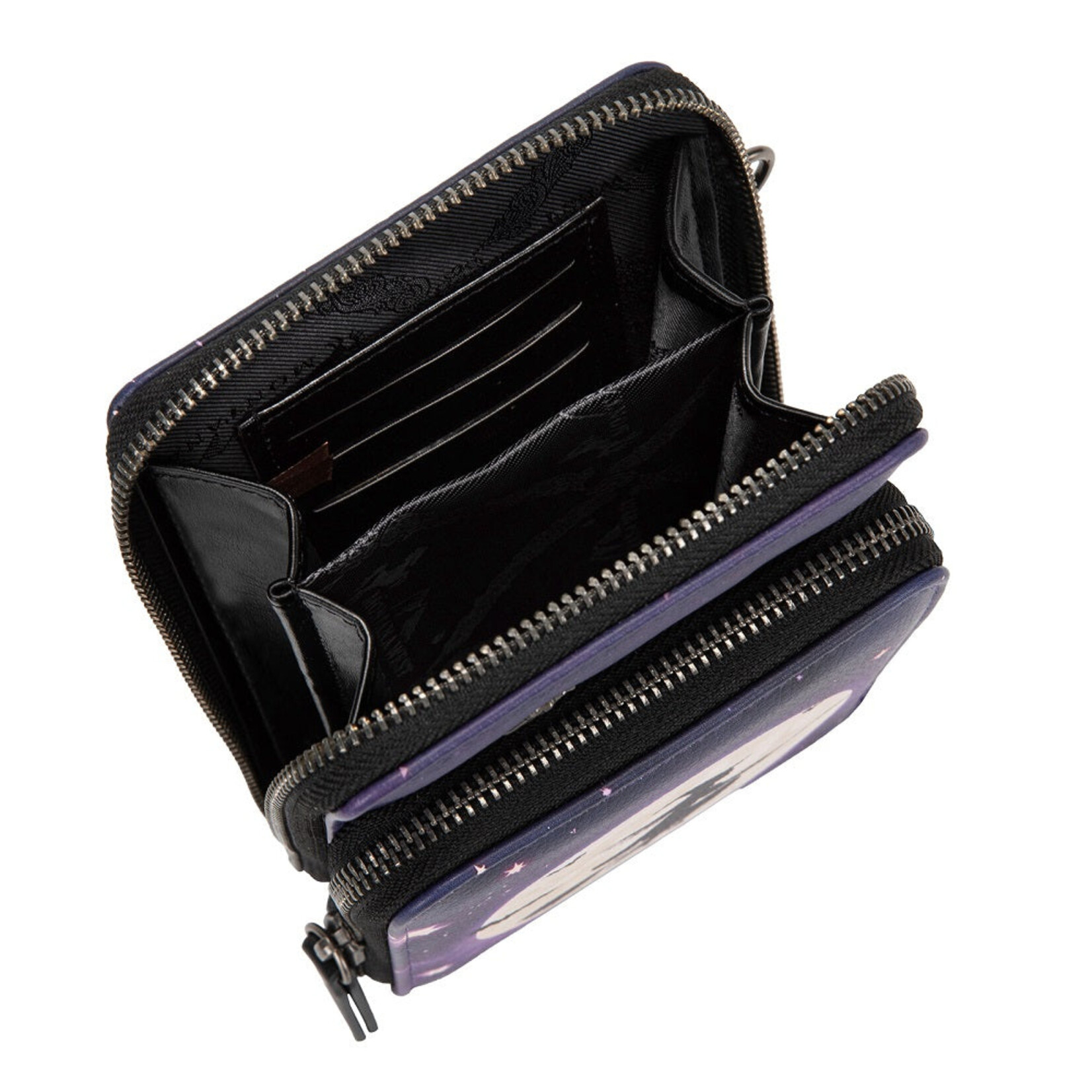 Montana West Inc MW-HB-1404-183-PP - Purple - Montana West Halloween Witch Moon Phone Wallet