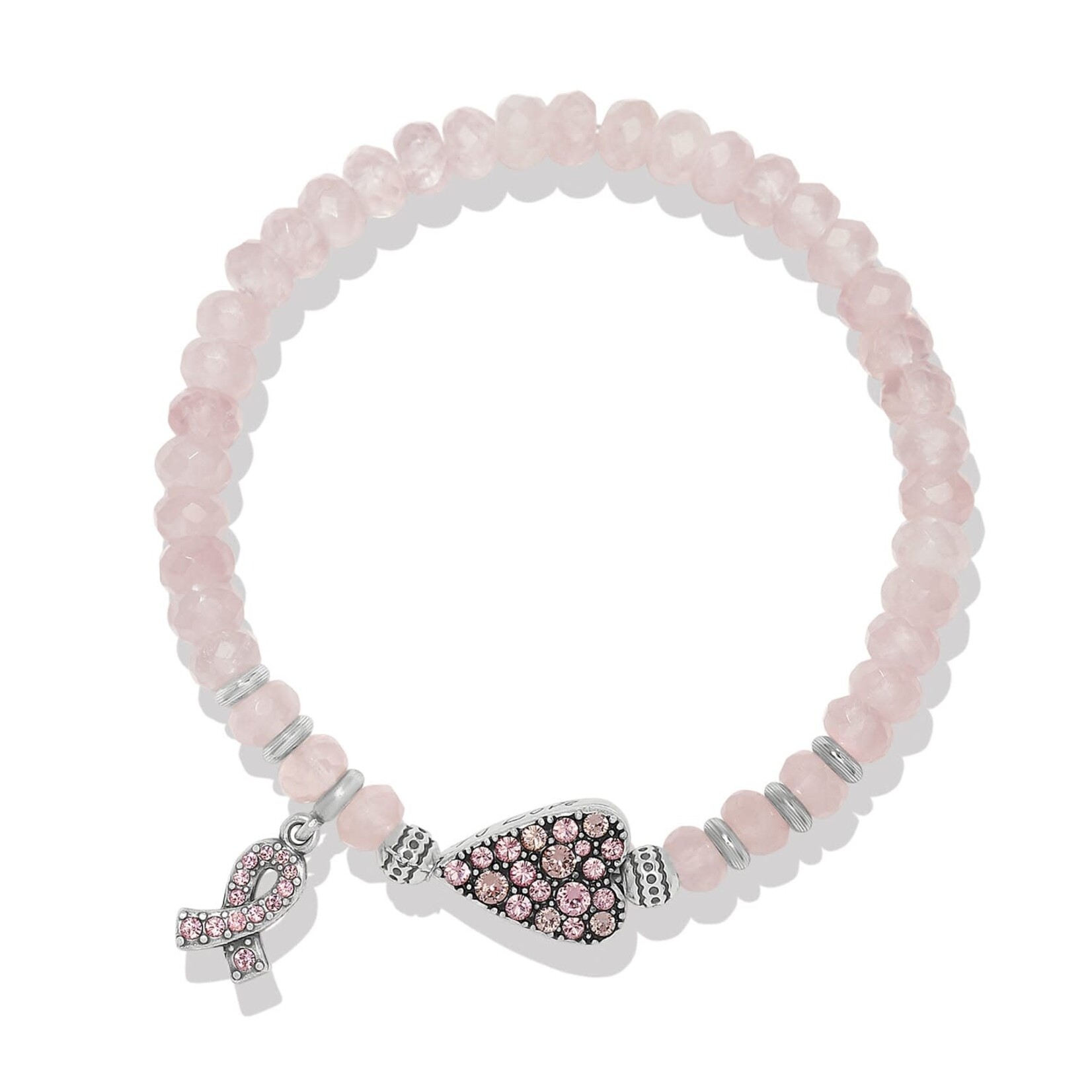 Brighton D30324 Power of Pink 2026 Stretch Bracelet