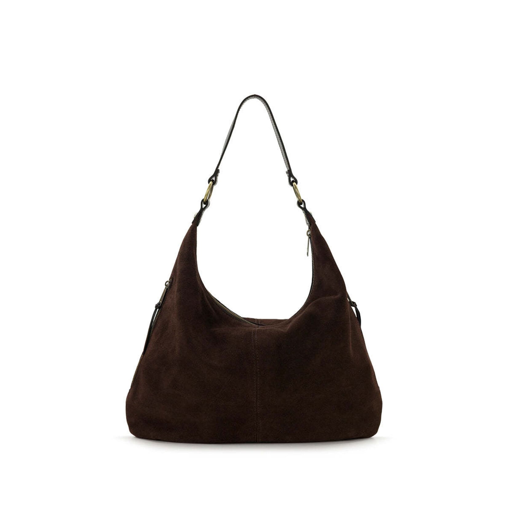 Patricia Nash Esther Hobo - Suede Leather - Chocolate