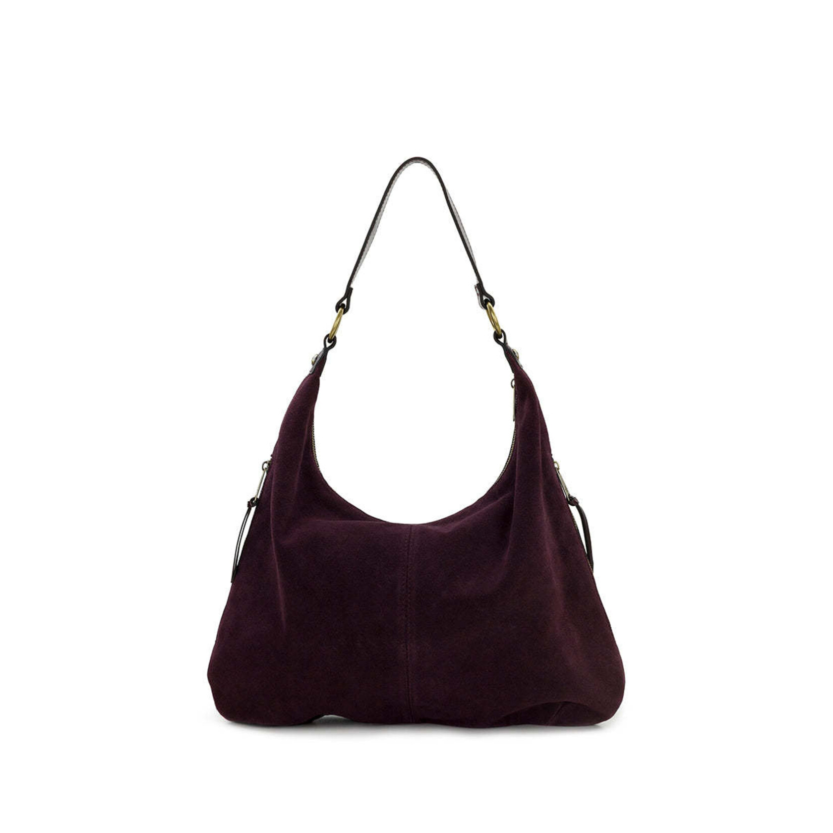 Patricia Nash Esther Hobo - Suede Leather - Plum