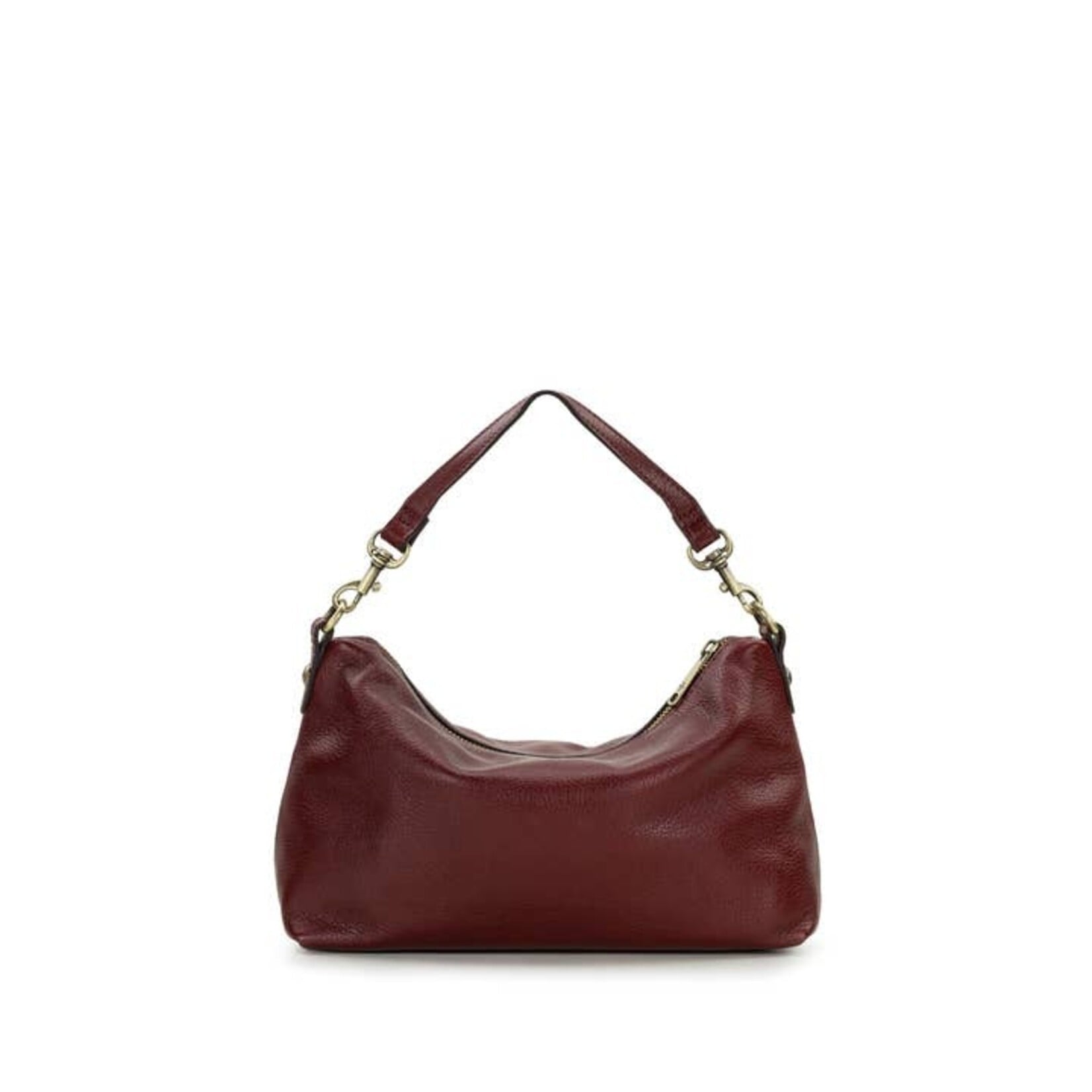Patricia Nash Kolena Crossbody - Rugged Natural Grain - Oxblood