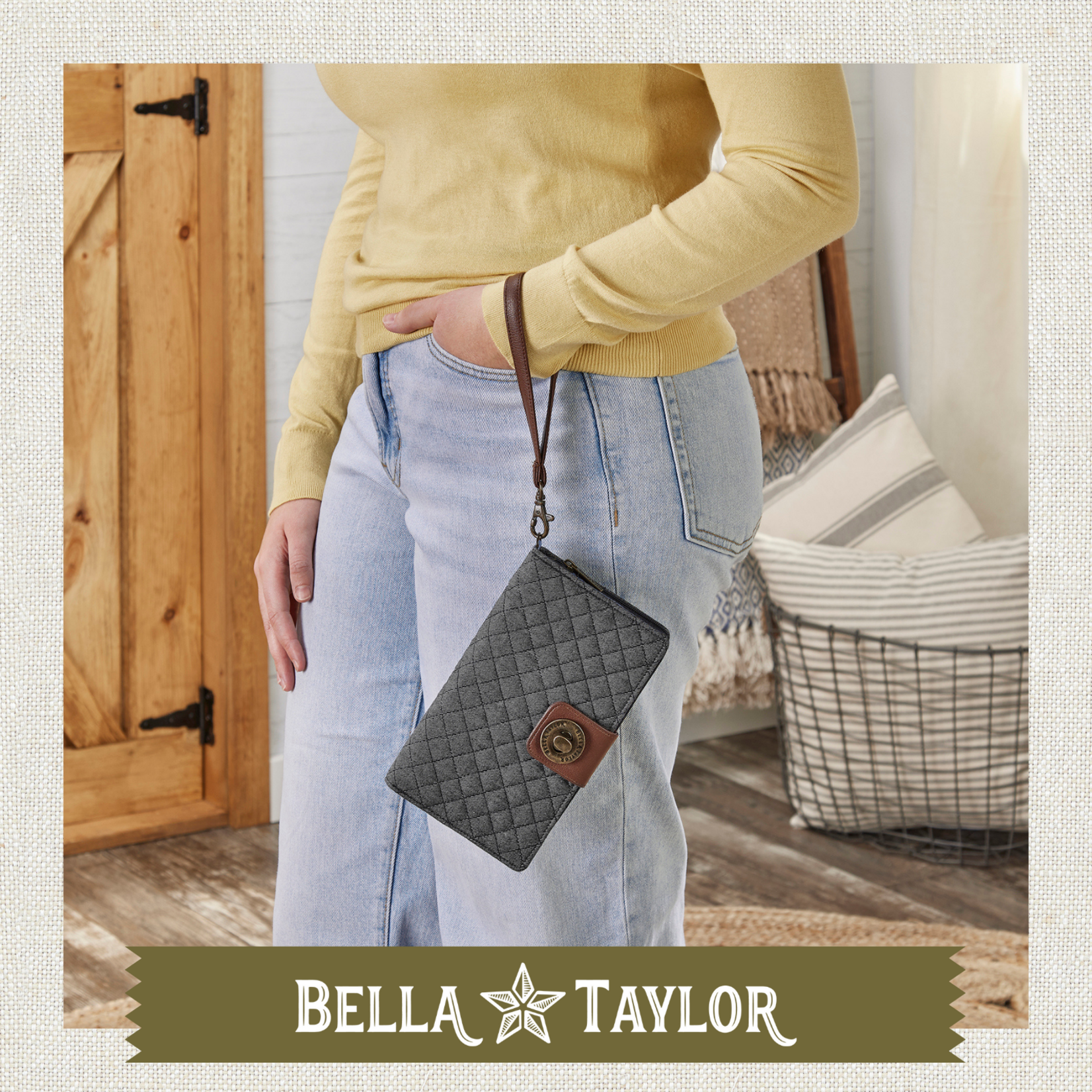 Bella Taylor RFID Cash System Wallet - Dark Denim