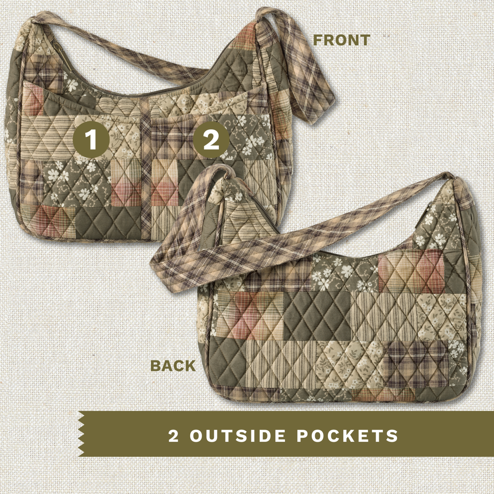 Bella Taylor Blakely Shoulder Bag - Woodland Patch