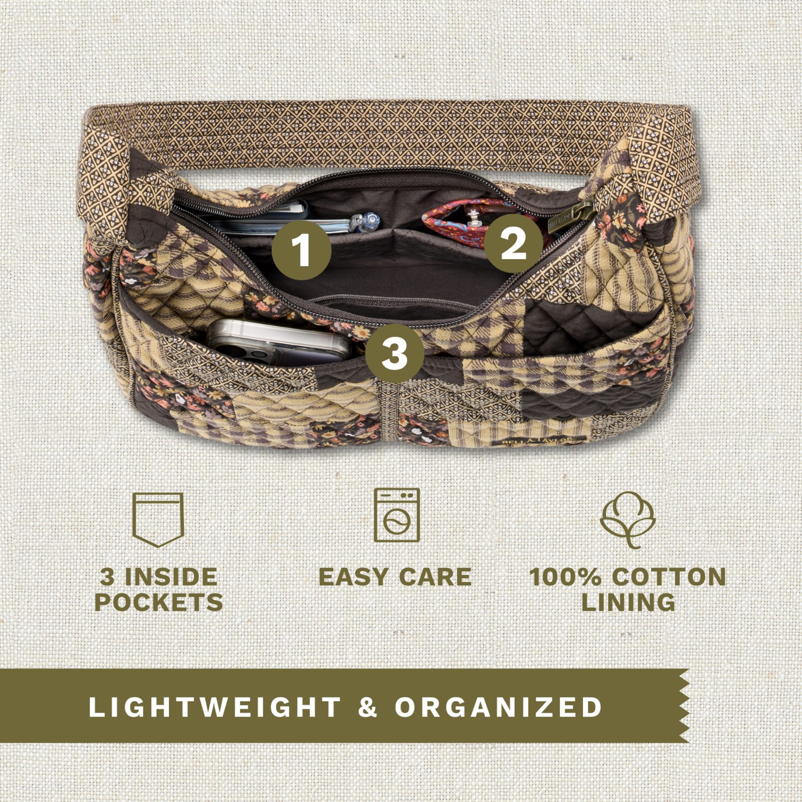 Bella Taylor Blakely Shoulder Bag - Twilight Garden Patch