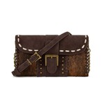Trinity Ranch TR209-W2006CF Coffee - Trinity Ranch Buckle Crossbody Wallet