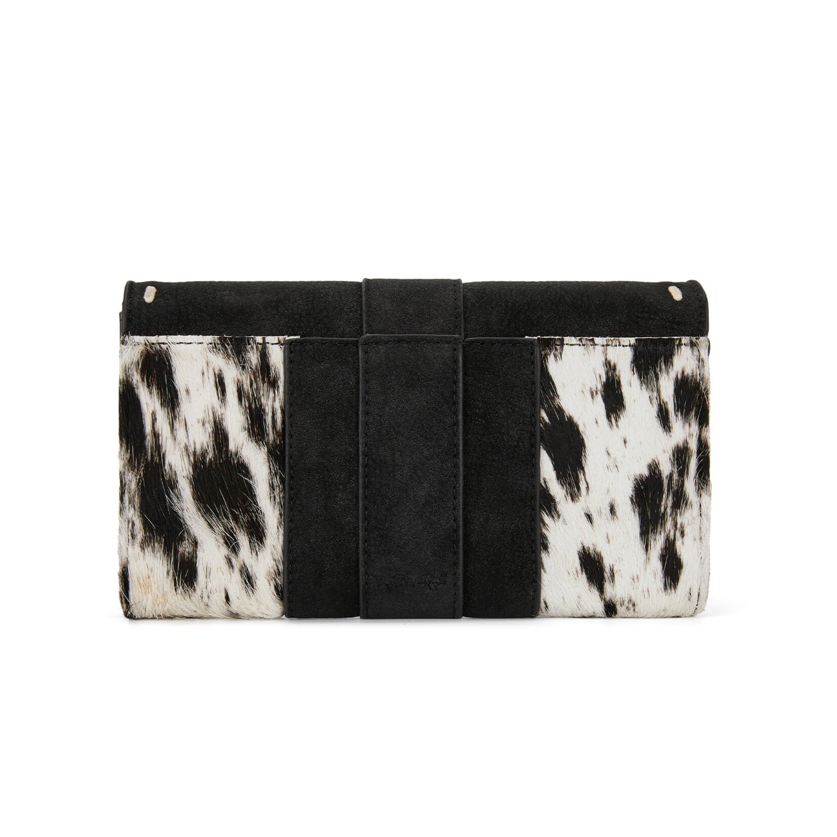 Trinity Ranch TR209-W2006BK  Black - Trinity Ranch Buckle Crossbody Wallet