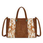 Trinity Ranch TR209H-8250BR  Brown - Trinity Ranch Genuine Cowhide Conceal Carry Tote
