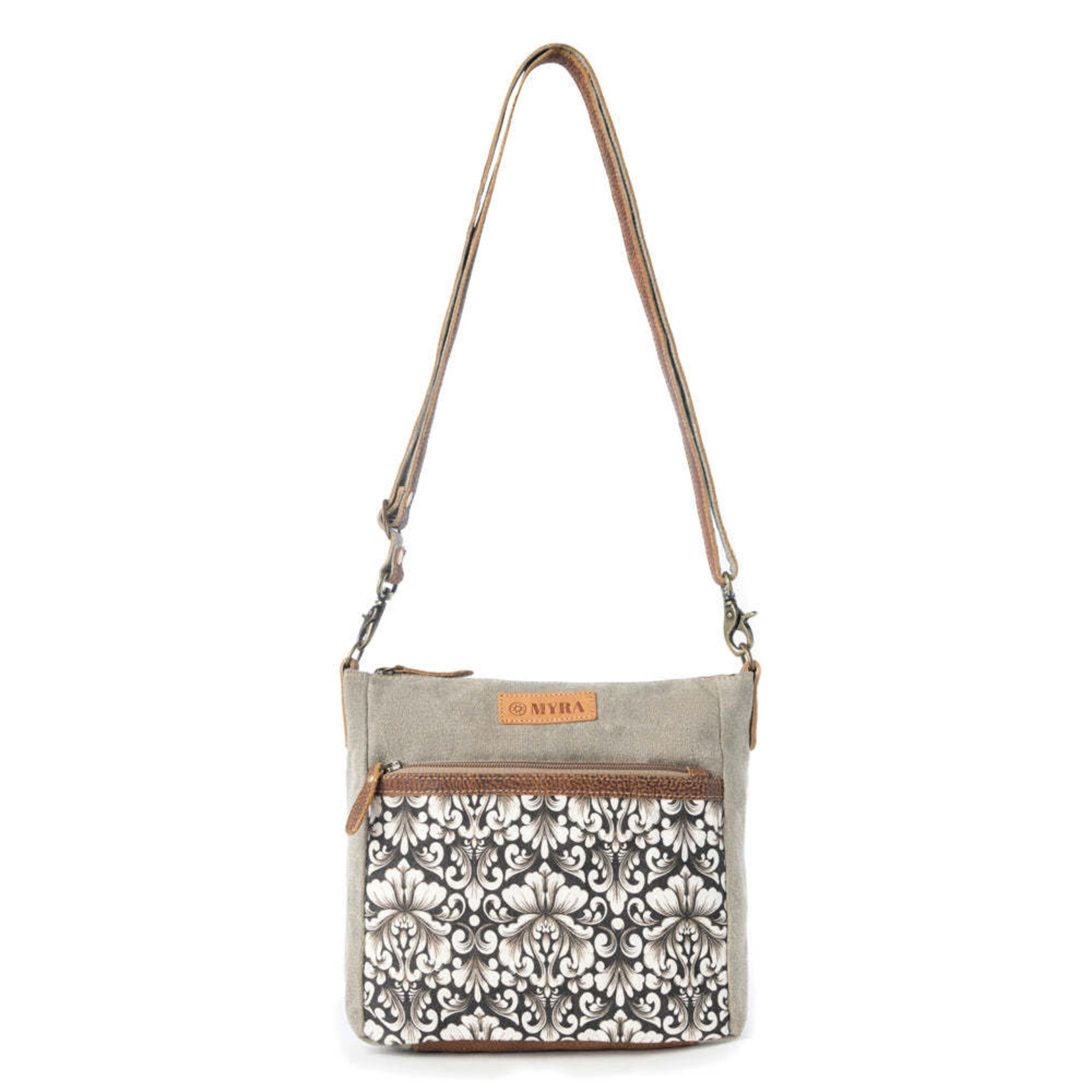 Myra Bags S-14784 Damask Trail Vintage Crossbody Bag
