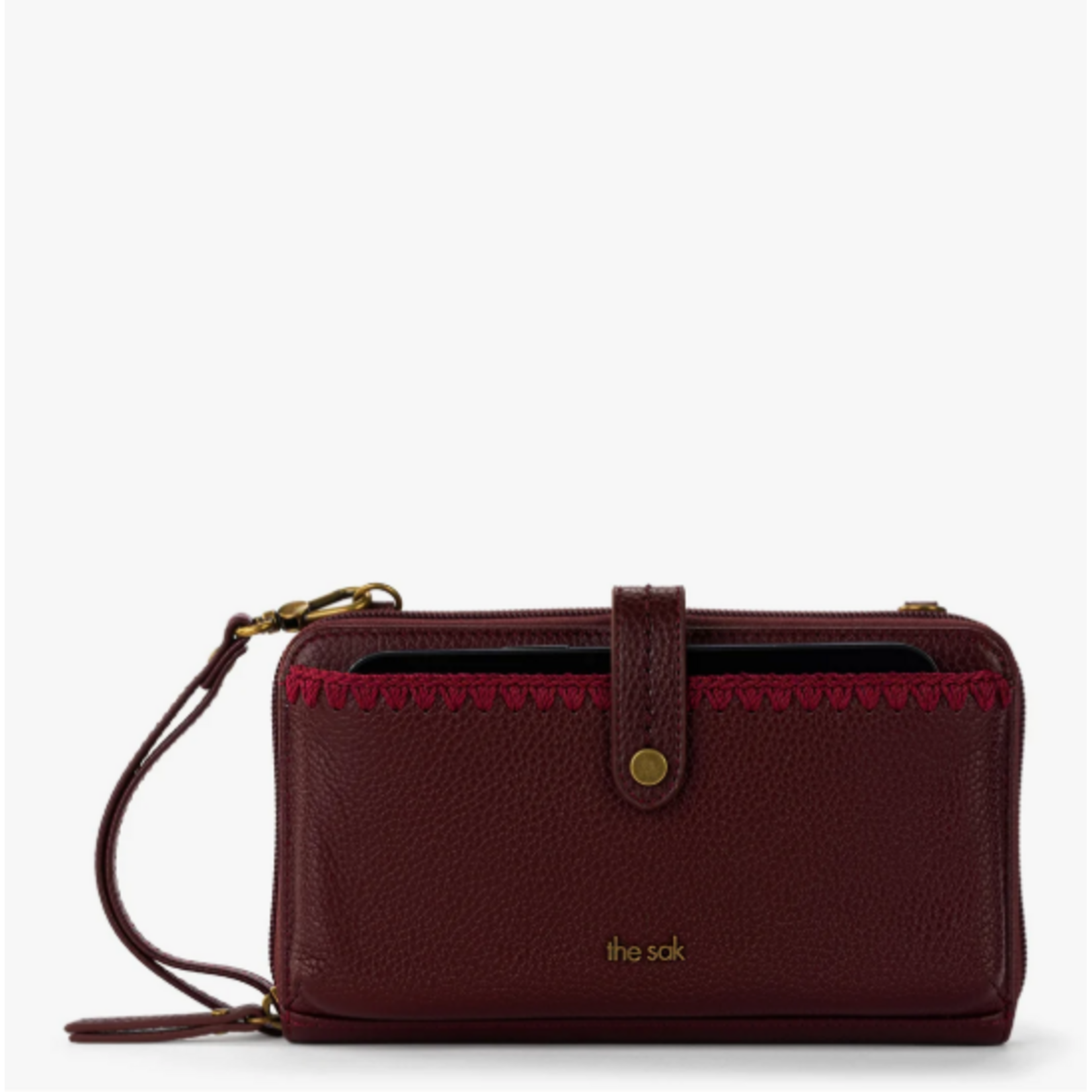 Iris Smartphone Wallet - Leather - Black Cherry