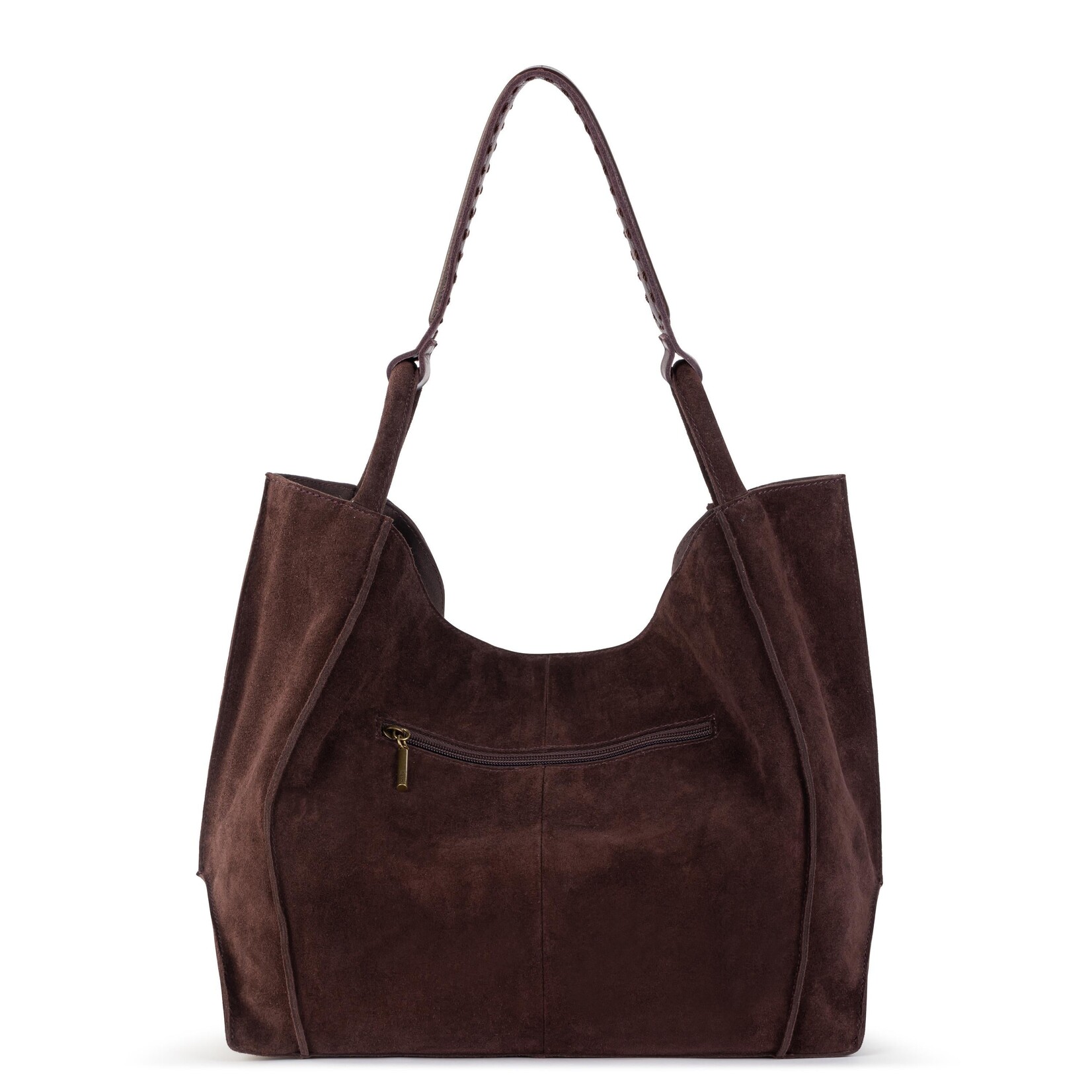 Los Feliz Large Tote Suede - Mahogany Suede