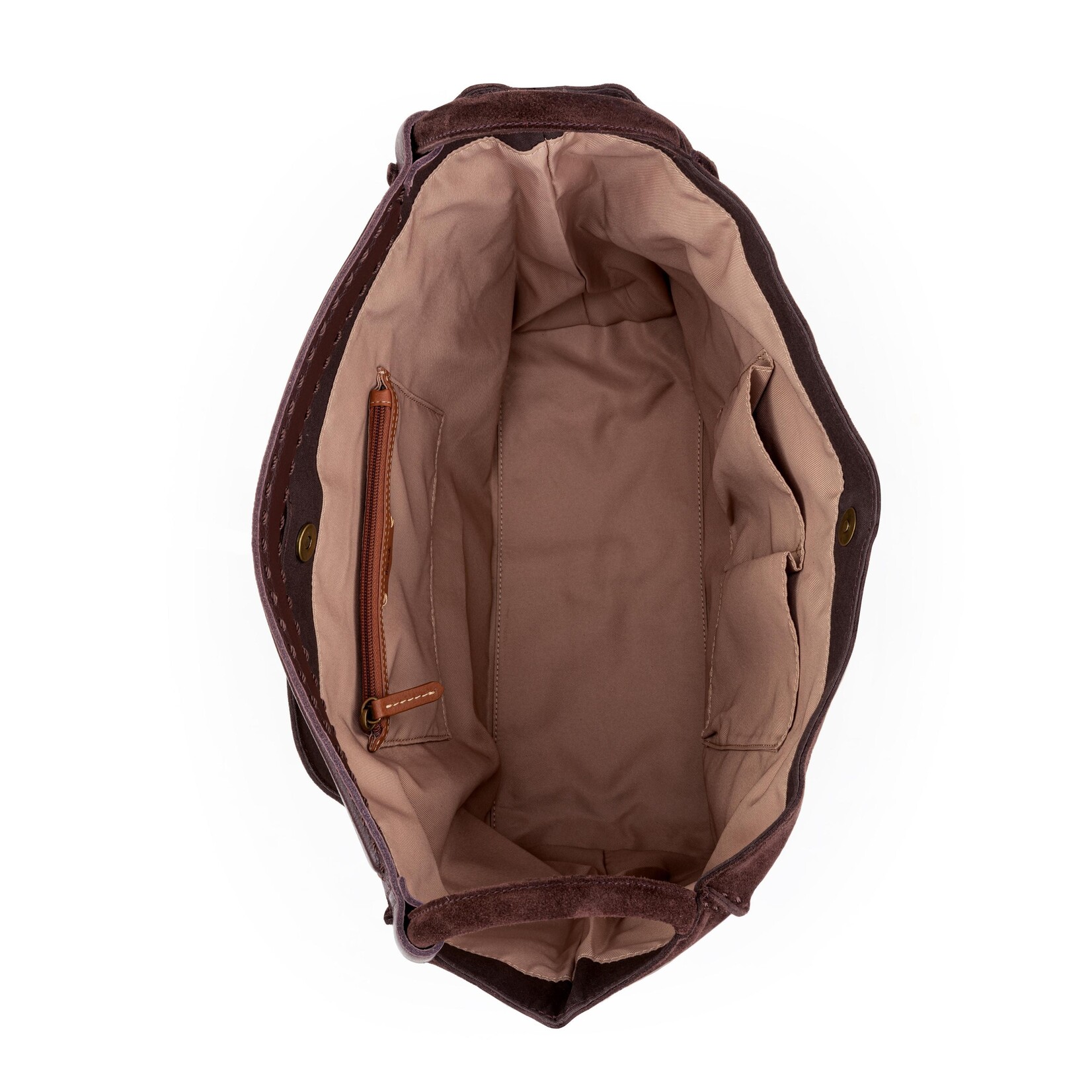 Los Feliz Large Tote Suede - Mahogany Suede