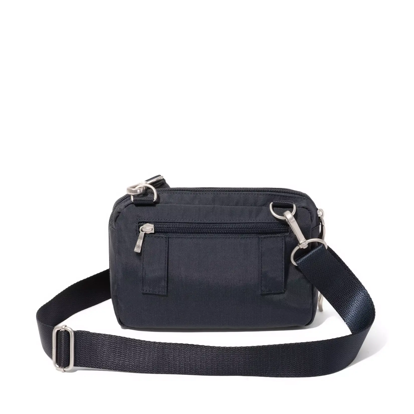 Baggallini Modern Double Zip Crossbody - French Navy