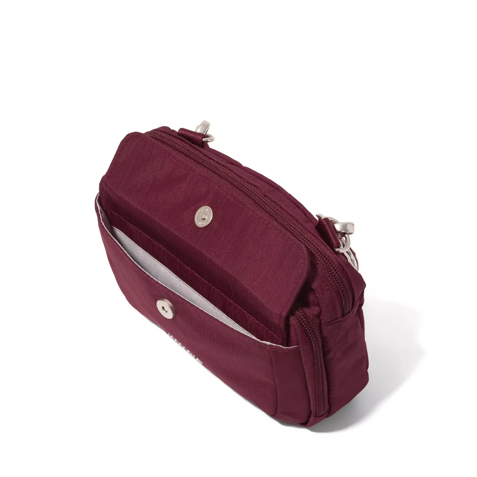Baggallini Modern Double Zip Crossbody - Jam