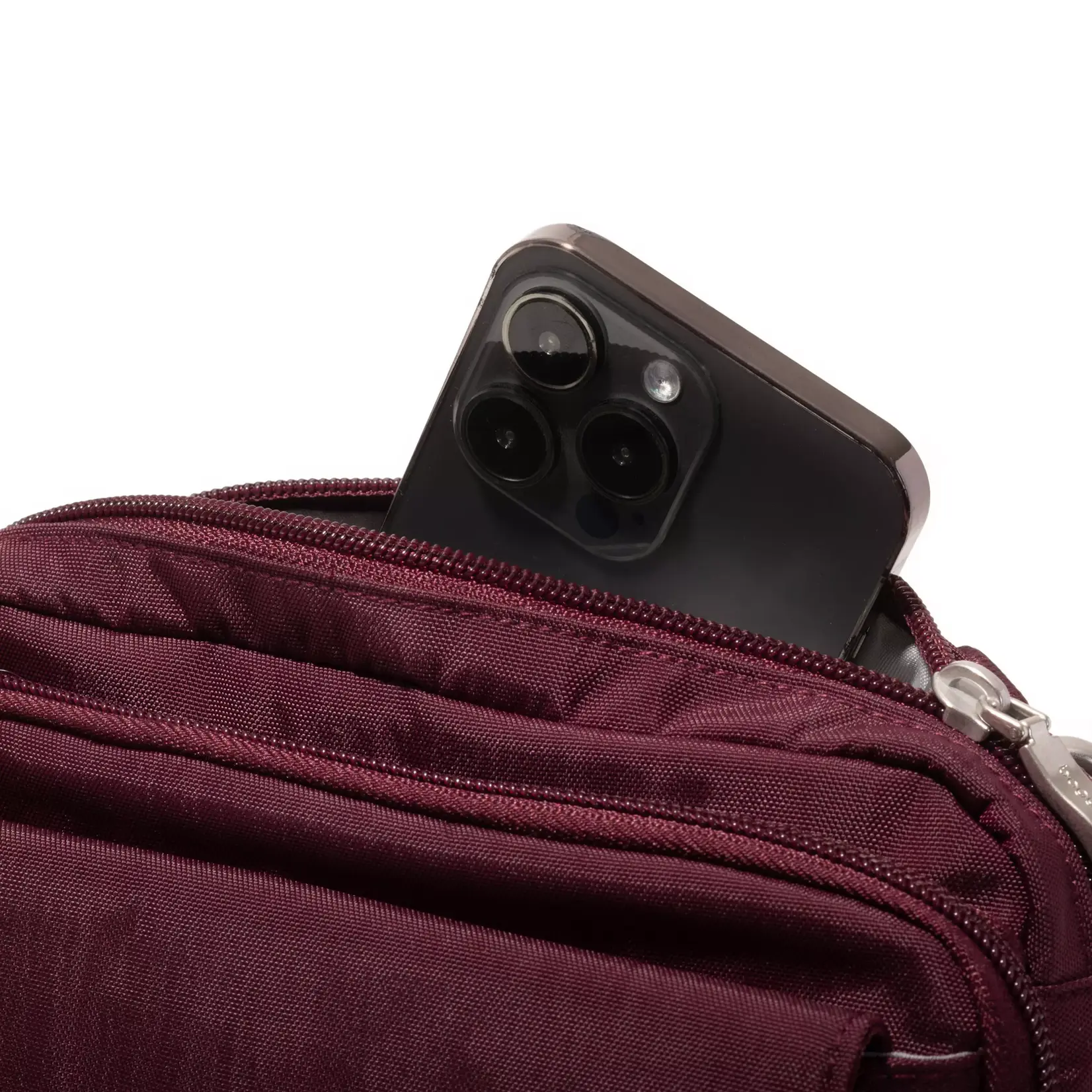 Baggallini Modern Double Zip Crossbody - Jam