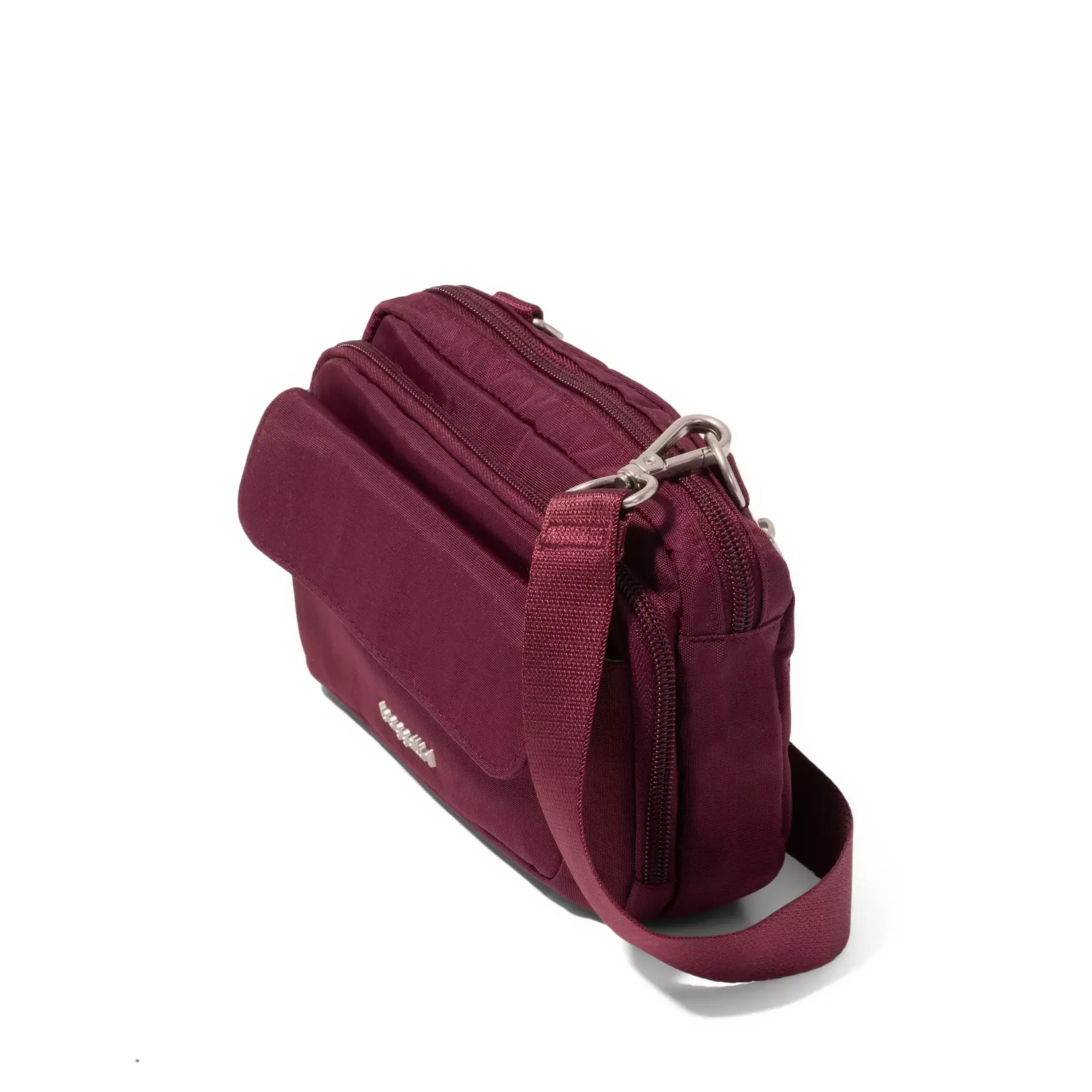 Baggallini Modern Double Zip Crossbody - Jam