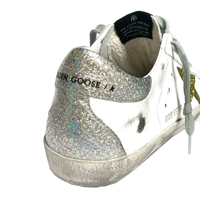 golden goose gold sparkle