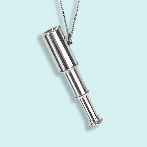 Silver Telescope Necklace