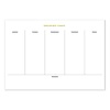 Gold Foil Desk Pad