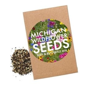 City Bird MI Wildflower Bird & Butterfly Seed Packet