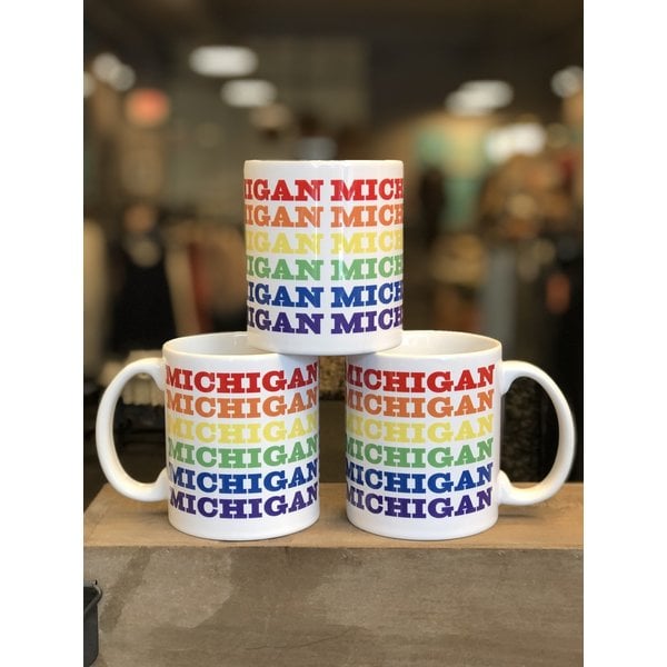 City Bird Michigan Rainbow Mug