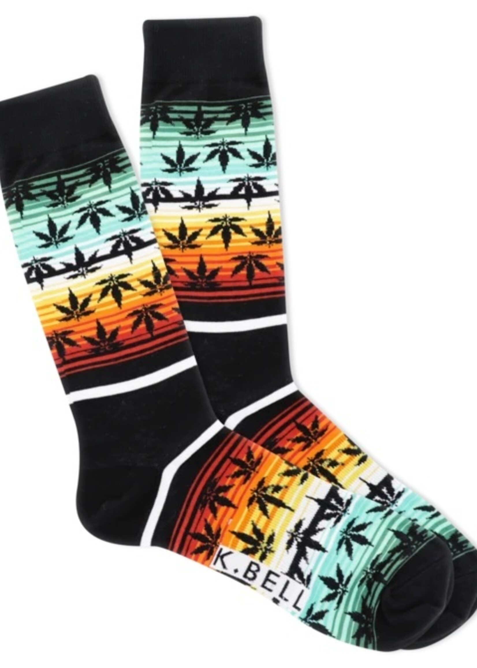 K.Bell Men's Crew Socks