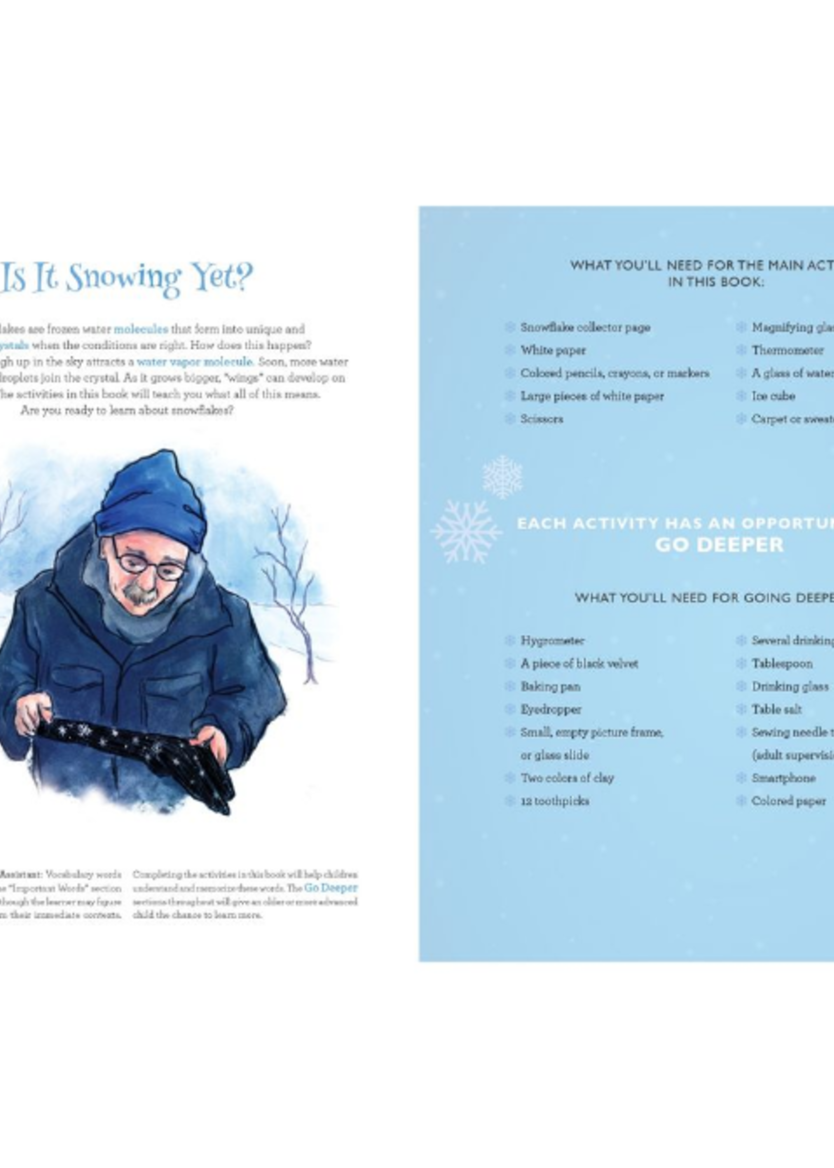 Schiffer Publishing Snowflake Science Activity Book