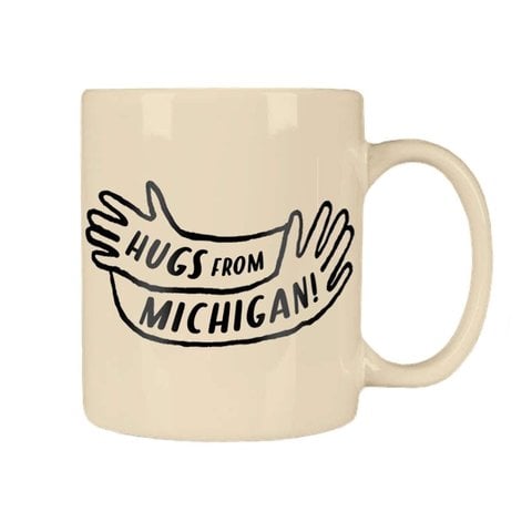 Hugs from Michigan Mug