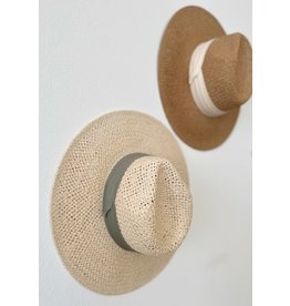 Love & Thyme Straw Panama Wide Brim Hat