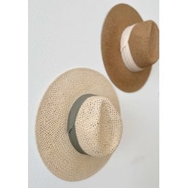 Love & Thyme Straw Panama Wide Brim Hat