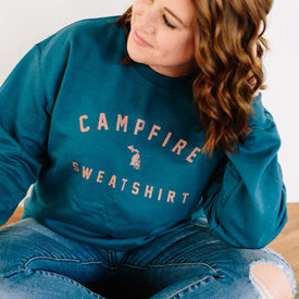 Simply Stated Michigan Campfire Sweatshirt