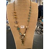 Vintage Button & Findings Boho Necklace