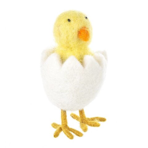 Felted Hatching Chick